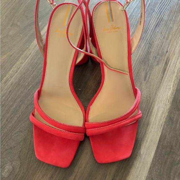 Sam Edelman Womens Kia Heeled Sandal | Dahlia Pink - Picture 3 of 4